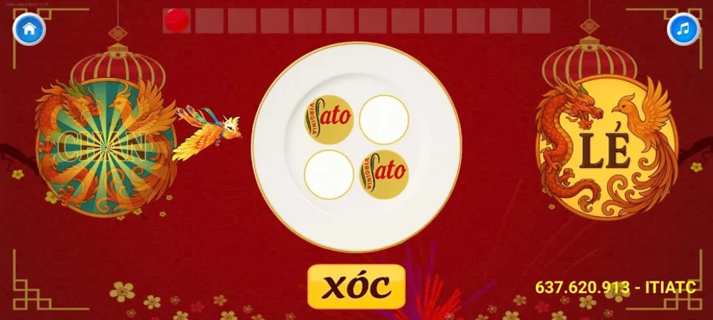 Hình ảnh Xóc Đĩa Online Tiền Thật