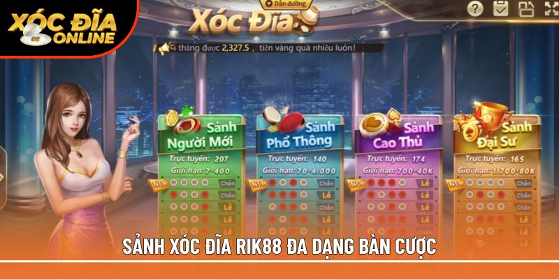 Xóc Đĩa Rik88 – Bàn Cược Phong Phú, Cải Tiến Mỗi Ngày