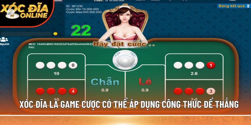 Công thức đánh xóc đĩa luôn thắng trong mọi ván cược