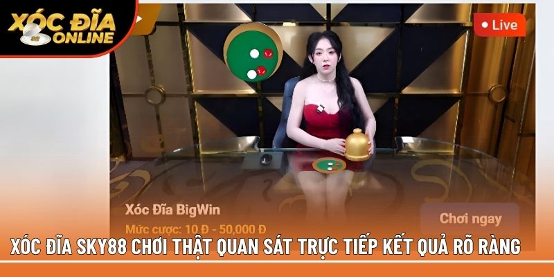 Xóc Đĩa Sky88 – Trải Nghiệm Đỉnh Cao, Săn Thưởng Lớn